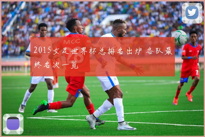 2015女足世界杯总排名出炉 各队最终名次一览