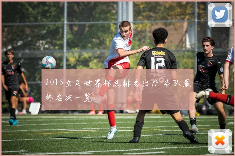 2015女足世界杯总排名出炉 各队最终名次一览